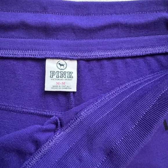 Victoria's Secret PINK Flare Bottom Pants - Charcoal and purple - Picture 4 of 11